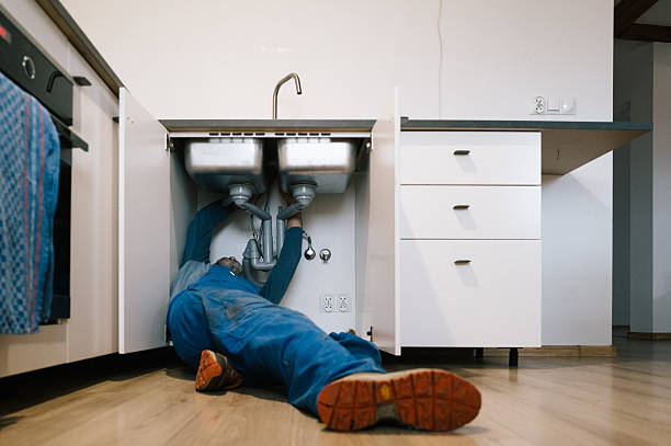 Professional Drain Cleaning technician working in Portage, PA